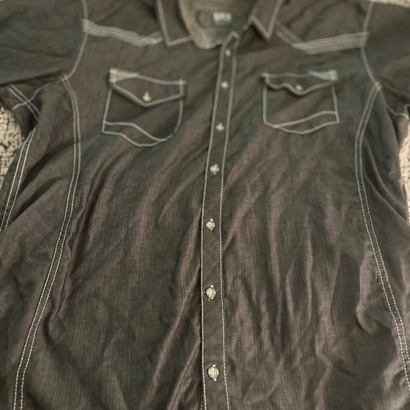 BKE Men’s Black Shirt with White Stitching size XL - Picture 1 of 4